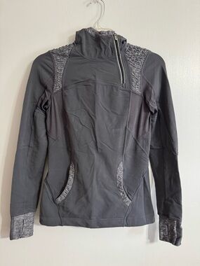 Lululemon Athletica Charcoal Gray Activewear Sweatshirt Size 4